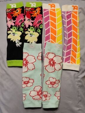 Baby Leg Floral & Chevron Infant Leg Warmers